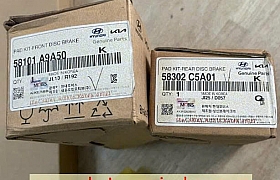 58302C5A01 Má phanh sau Carnival