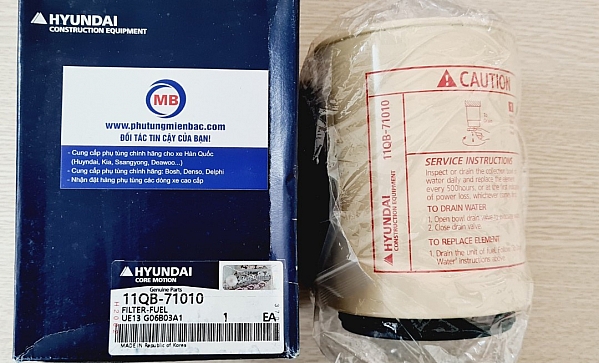 11QB71010_Lọc tách nước Hyundai D6HA máy xúc