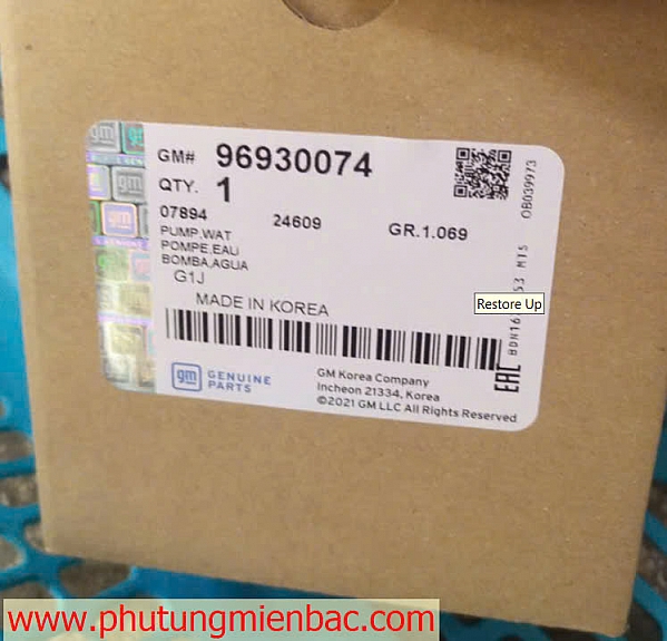 96930074 Bơm nước Laceti 1.6